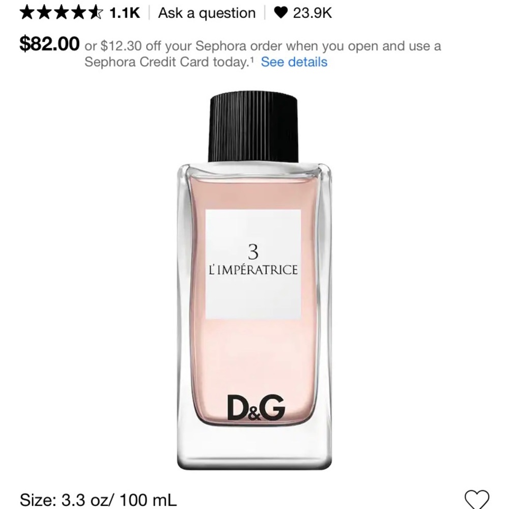 Dolce & Gabbana L’Imperatrice Perfume